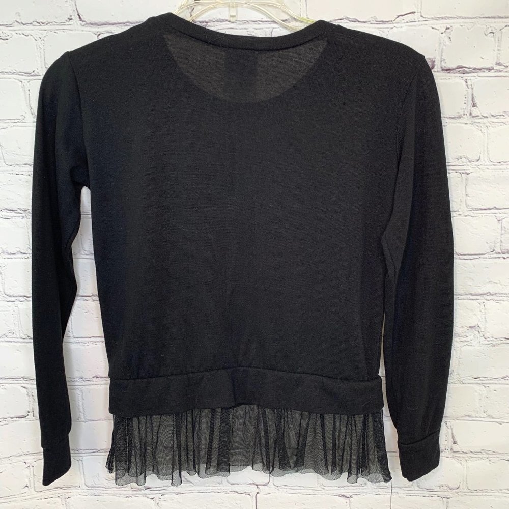 GIRL'S SEQUIN BATMAN TUTU TOP L 10/12!!! - Picture 4 of 4